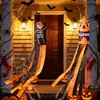 Decoración de Halloween transfronteriza, banderín de calcetín de viento de fantasma, colgante, decoración creativa de escena de casa embrujada, accesorios de arreglo de atmósfera de terror