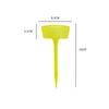 Ventilador 20cm Cross-border plástico engrossado flor marca jardim rótulo planta rótulo rosa sinal