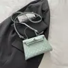 Estilo Coreano Sistema Coreano Transfronterizo 2026 Diseño de Hebilla con Estampado de Puntos Redondos Bolso de Mano para Mujer Bolso de Hombro Bolso Cruzado Bolso Cuadrado Pequeño