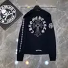 Camiseta de Manga Larga Popular de Marca de Moda Transfronteriza, Algodón Puro, Unisex, Corte Holgado, en Stock
