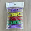 Pinzas multifuncionales para secar ropa, pinzas para ropa del hogar, pinzas de plástico recubierto resistentes al viento fuerte para secar calcetines