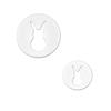 Herramientas de Repostería Realistas para Uso Doméstico de Principiantes, Comercio Exterior Amazon, Set de Moldes para Pastel de Conejito de Pascua DIY