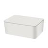 Caja de almacenamiento de mascarillas desechables extraíble, caja de pañuelos húmedos, bolsa de almacenamiento de mascarillas portátil sellada a prueba de polvo para el hogar de gran capacidad
