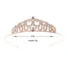 Niños y Niñas Princesa Corona Simple Linda Diadema Bebé Festival Actuación Accesorios para el Cabello Corona de Cumpleaños Corona para Pastel