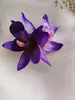Novo Grampo de Cabelo Flor Huihua Roxa Estilo Chinoiserie Clipe Lateral Grampo de Cabelo Flor Artificial Atmosfera de Foto de Férias na Praia Flor de Cabeça