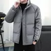 Chamarra de Plumas para Hombre Regular Chaqueta de Invierno Holgada Moda Chaqueta de Plumas para Hombre 952