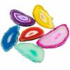 Rebanadas de Ágata Porosa de Venta Caliente Transfronteriza Rebanadas de Mesa de Luz de Ágata Colgantes para Collares Adornos