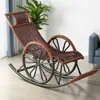 Sillón mecedor reclinable silla para persona perezosa siesta sala de estar balcón reclinable persona perezosa puede reclinarse puede dormir silla de ocio silla mecedora para ancianos