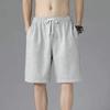 Pantalones rectos de moda de marca de moda juvenil de cinco puntos, pantalones casuales de verano para hombre, pantalones deportivos de cintura media-alta holgados.