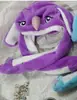 Sombrero de Peluche chiikawa Empleado de Tren Usaqiyka Orejas Wow Móviles Brillante Divertido Sombrero