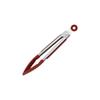 Pinza de comida de silicona y acero inoxidable de fábrica 7 pulgadas 9 pulgadas 12 pulgadas alta temperatura antideslizante pinza para barbacoa pan pinza para hornear