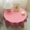 Toalha de Mesa Xadrez Popular Estilo Ins Toalha de Mesa para Livros de Estudante Pano de Mesa de Centro Estilo Japonês Tapete para Mesa de Escrita de Menina Estilo Nórdico para Sala de Estar
