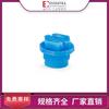 ESSENTRA tapón de sublimación suministro directo de fábrica SR 1117 azul LDPE tapón roscado ranurado