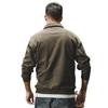 Jereno 420g suéter retro americano pesado para hombre, camisa polo de solapa suelta de primavera y otoño, top de otoño de manga larga para hombre