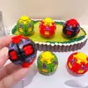 Cazador de Brujas Creativo Escuadrón Prensa-y-Liberación Pequeña Pelota Giratoria para Alivio del Estrés, Pelota Giratoria de Prensa-y-Liberación Divertida de Alto Valor Juguete para Alivio del Estrés