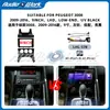 Adequado para Peugeot 3008 2009-2016 Painel de Navegação de Controle Central Tela Grande Android Moldura Adaptável Painel de Áudio