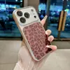 Otoño Invierno Retro Brillo Estampado de Leopardo Textura de Cuero Aplicable a iPhone 18 Pro Max Apple 17 Funda de Teléfono 16/15 Carcasa Suave