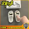 Pantufas fofas e peludas para calçar, novo estilo outono e inverno 2026, com laço, casuais, que aumentam a altura, antiderrapantes, para casa