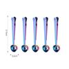 Clip sellador de cuchara de café de acero inoxidable transfronterizo, juego de clip para bolsa de snacks con clip medidor, clip de pinza de nariz puntiaguda en forma de T