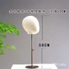 Suporte de Chapéu de Mesa Suporte de Chapéu para Loja de Roupas Suporte de Chapéu de Madeira Maciça Suporte Interno para Chapéu Rack de Exibição para Vitrine Molde de Cabeça Humana Rack de Exibição para Conjunto de Perucas