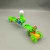 Jmcqc 2925885 Coche con Pelota Soplable de Bloques de Construcción Solo para Referencia en el Aula