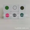 Bloques de Impresión a Color Blanco y Negro de EVA Material B Dados Biselados Juguetes Cognitivos para Niños Bloques de Construcción