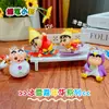 Chaveiro Original Desenho Animado Shin-Chan Carnaval de Gelo e Neve Fofo Pingente para Mochila Escolar Pequeno Presente Venda por Atacado