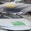 D-778 Ruptura de la bandera estadounidense, tótem, cubierta, pegatina para coche, bandera explosiva, capó, pegatina para coche, flor para tirar