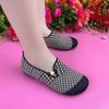 Zapatos de Tela de Estilo Nuevo del Viejo Beijing para Mujer, Zapatos Individuales Transpirables Fly-Knit, Suela Suave, Ligeros, Antideslizantes, Slip-On, Cómodos Zapatos Casuales para Mamá