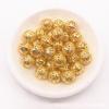 Acessórios com Contas Ferro Dourado Antigo Flor de Ferro Oca Bola de Ferro Material com Contas Acessórios para Colar Pulseira Material
