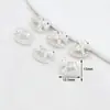 Colar Pulseira Pingente Cavalo do Zodíaco Fofo Banhado a Ouro 18K Real de Conservação de Cor Micro-Incustado Zircônia Acessórios de Joias DIY D177