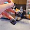 Llavero Colgante Creativo Estilo Deportivo Fitness Mancuerna Pareja Llavero de Coche Colgante para Mochila Escolar Pequeño Regalo Venta al por Mayor