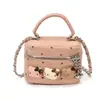 Bolsa Infantil Transfronteriza Otoño/Invierno 2026 Estilo Coreano Bolsa de Caja de Muñeca para Llevar en la Mano Versátil Dulce Mini Bolsa de Mano Hombro Cruzada