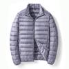 2023 Nova Jaqueta Masculina de Inverno com Penas e Acolchoamento de Algodão Casual da Moda Leve e Acolchoado de Algodão Casaco Masculino Pequeno com Acolchoamento de Algodão Casaco de Inverno Masculino