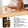 Agente de Cuidado de Madera con Cera de Abeja Jue Fish, Agente Pulidor y Renovador de Madera para Muebles con Fragancia Natural a Madera, No Pegajoso y Mejora el Brillo