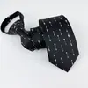 Corbata de Hombre Atada a Mano de 6 cm Corbata con Cremallera sin Nudo de 8 cm Negocios Formal de Gama Alta Fácil de Tirar Shaoxing Shengzhou