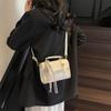 Bolso Bandolera Niche Texturizado Versátil para Viajes de Mujer 2025 Primavera Nuevo Bolso Bandolera Retro Pequeño Cuadrado para Mujer