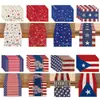 Camino de mesa American Independence Day Transfronterizo, Decoración de Atmósfera Festiva, Mantel de Mesa de Cocina, Cubierta para Mueble de TV, Mantel para Mesa de Entrada
