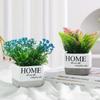 Venta al por mayor del fabricante Decoraciones Creativas de Flores Artificiales Plantas Verdes Plantas en Maceta Decoraciones de Escritorio para Sala de Estar Restaurante Oficina Adornos Pequeños