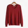 Suéter de Punto Casual de Manga Larga con Cuello en V Holgado Corto Talla Grande para Mujer Nuevo Transfronterizo Otoño/Invierno 2026