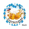 Decoración de Mesa para Fiesta Temática Oktoberfest Traje Patrón de Festival Oktoberfest Plato de Papel Vaso de Papel