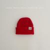 Gorro de bebé de otoño e invierno, gorro de punto para hombre y mujer, gorro cálido de lana para bebé, bonito gorro de estilo coreano para niño.