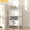 Estante de Armazenamento com Rodas, Estante de Armazenamento Classificatória de Camadas Múltiplas Tipo Gaveta de Tecido Não Tecido Removível, Organizador de Itens Diversos para Quarto