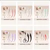 Estuche de Navajas para Cejas Tijeras para Cejas Anti-rayaduras Pinzas Set Herramientas de Maquillaje Cuchillas Plegables Herramientas de Maquillaje Tijeras