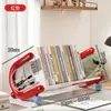 Estantería de escritorio organizadora, Almacenamiento de libros retráctil, Organizador de libros ilustrados para niños, Portalápices multifuncional, Organizador de escritorio para papelería
