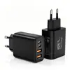 Cargador rápido europeo Pd40W, compatible con Apple 16, Samsung, cargador multipuerto, certificado CE.