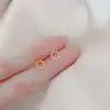 Yinzhen Celebrante en Vivo en Línea Pendientes Redondos Distintivos de Cuentas de Plata para Mujer Estilo Coreano Simple Joyería de Tremella Pura Regalo de Moda