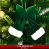 Decoraciones Navideñas Sala de Estar Fiesta Atmósfera Festiva Escenario Escenografía Árbol de Navidad Lazo Extra Grande Adorno Colgante