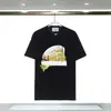 Camiseta de Manga Corta Estilo Nuevo Primavera/Verano Casablanca Pintada Impresión en Línea Mismo Estilo Casa