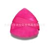 Suministro directo de fábrica borla triangular negra con doble cinta juego de borlas para polvo seco borla para polvo de maquillaje borla para polvo pastel en polvo herramientas de maquillaje de belleza